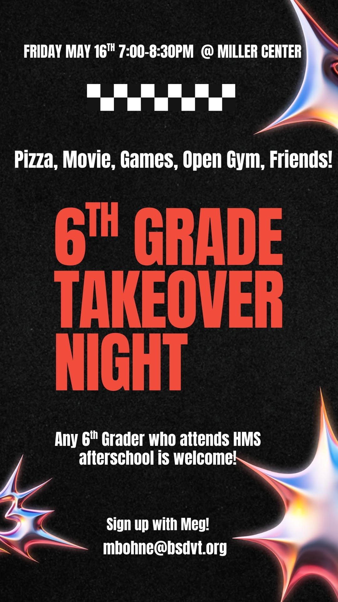 6th grade takeover night