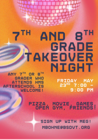 7-8 Take Over night