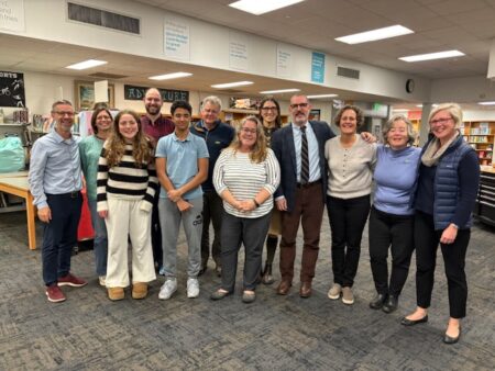 Jana with School Board