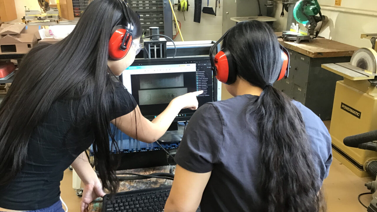 Tech Ed Students Computer
